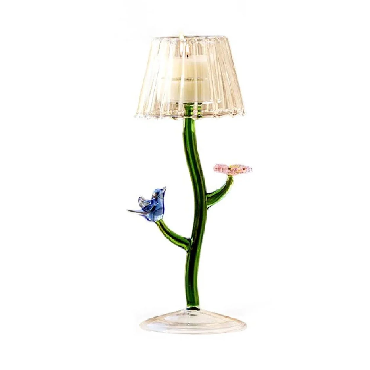 Glass Candle Lamp