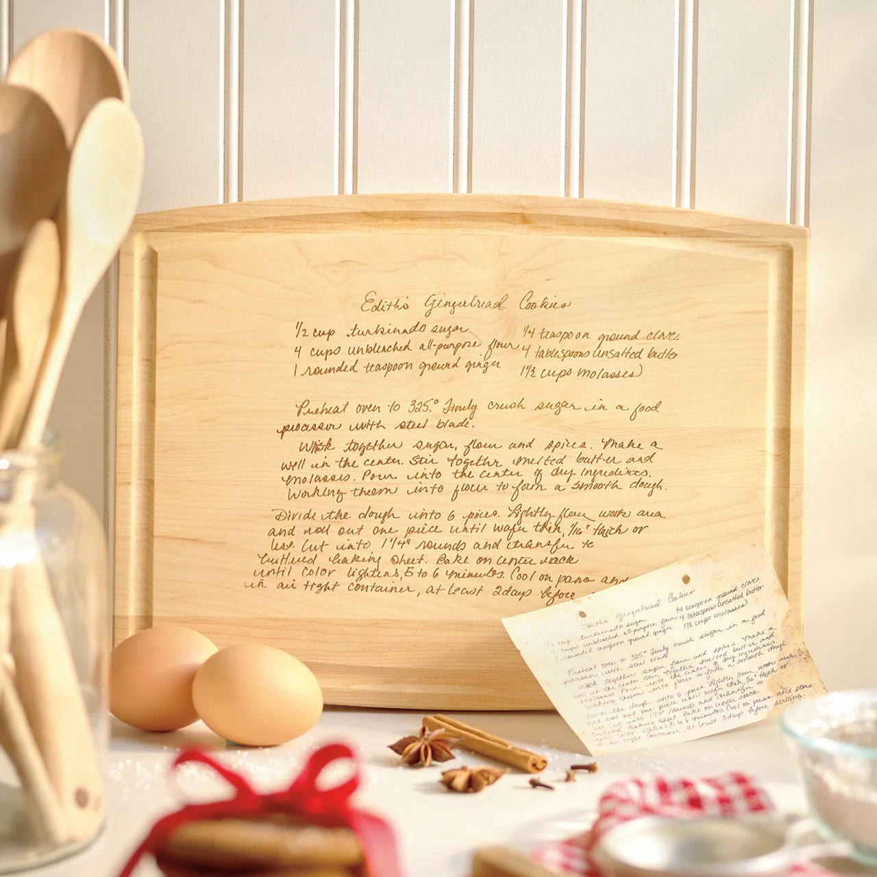 Engraved Maple Recipe Board - Image 3
