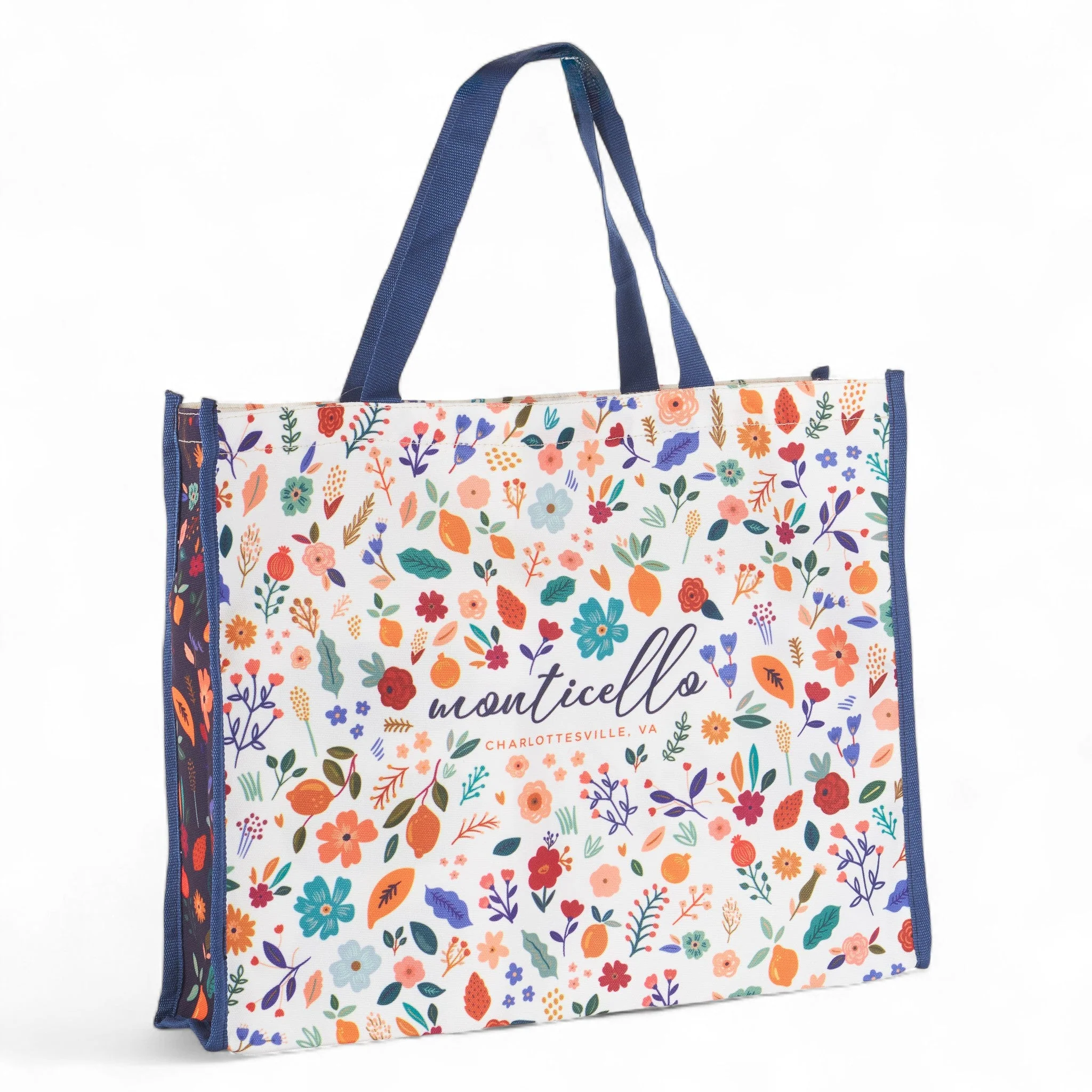 Monticello Garden Cotton Tote