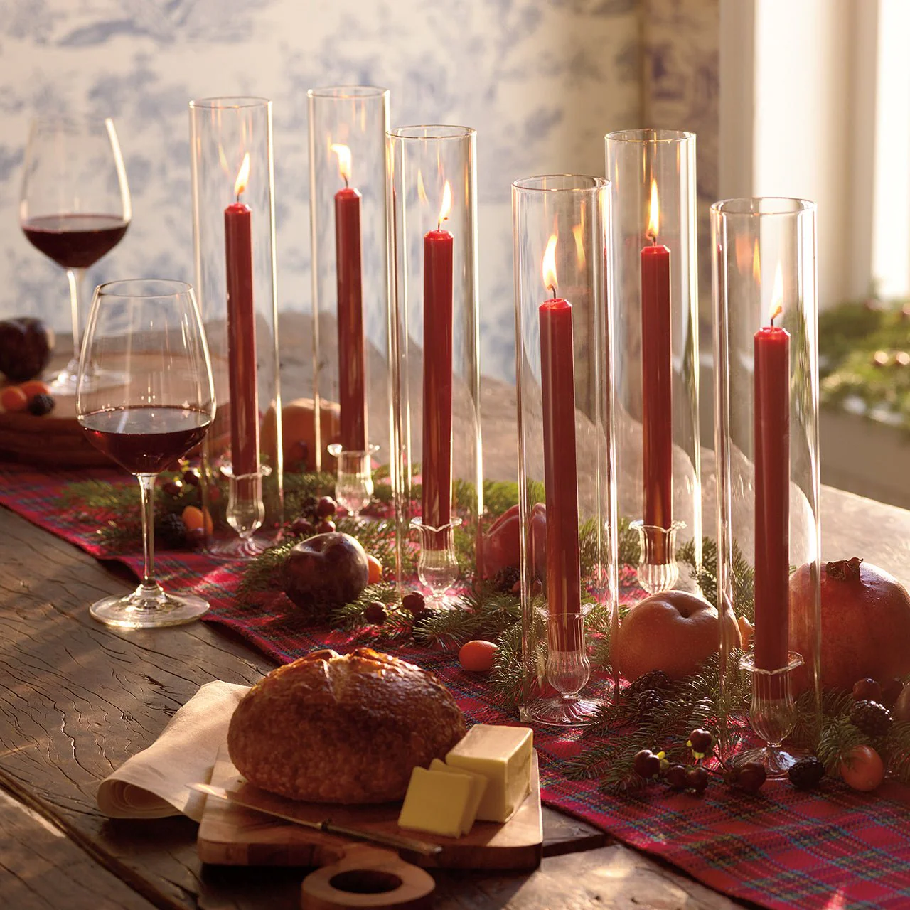 Glass Taper Hurricane Candleholder - Image 4