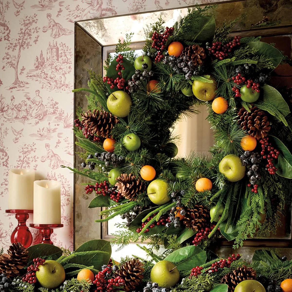 Mixed Fruit Wreath - Image 3