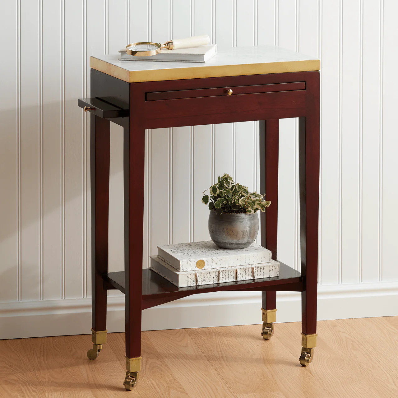 Monticello Parisian Marble Top Side Table - Image 3