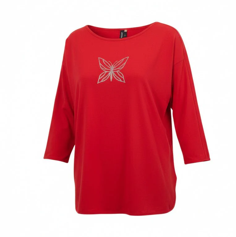 Red Butterfly Shirt