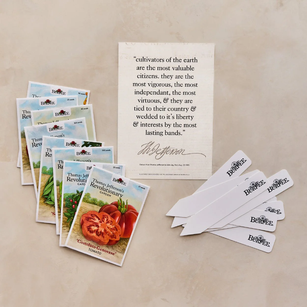 Thomas Jefferson's Revolutionary Garden 250th Seed Collection - Image 4