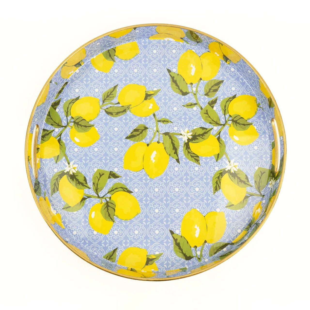 Round Lemon Serving Tray