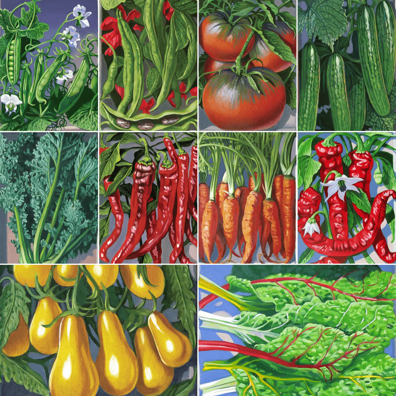Seed Packet Box with Heirloom Vegetable Seeds - Image 3
