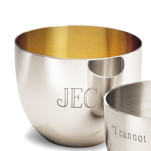 Sterling Silver Cup with Gold-washed Interior - Image 3