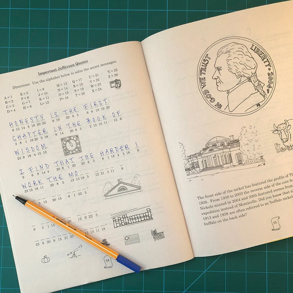 The Life and Times of Thomas Jefferson:   A Coloring and Activity Book - Image 3