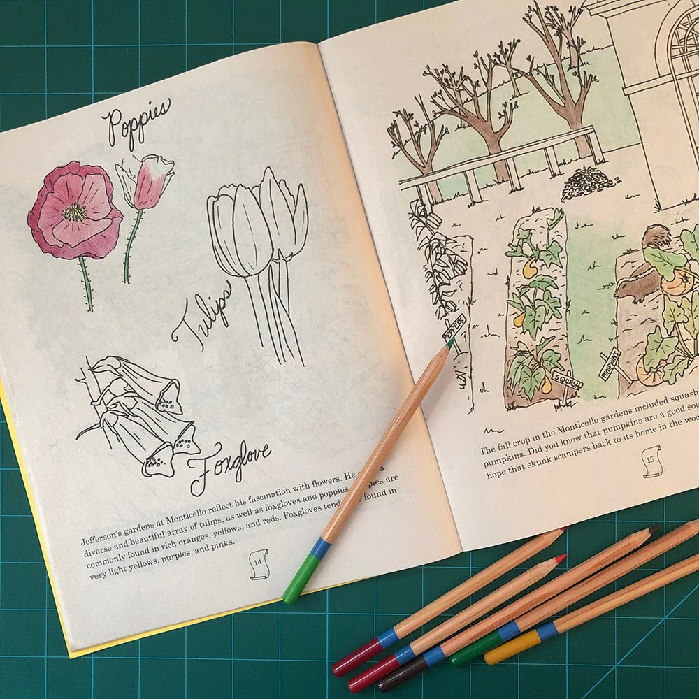 The Life and Times of Thomas Jefferson:   A Coloring and Activity Book - Image 4